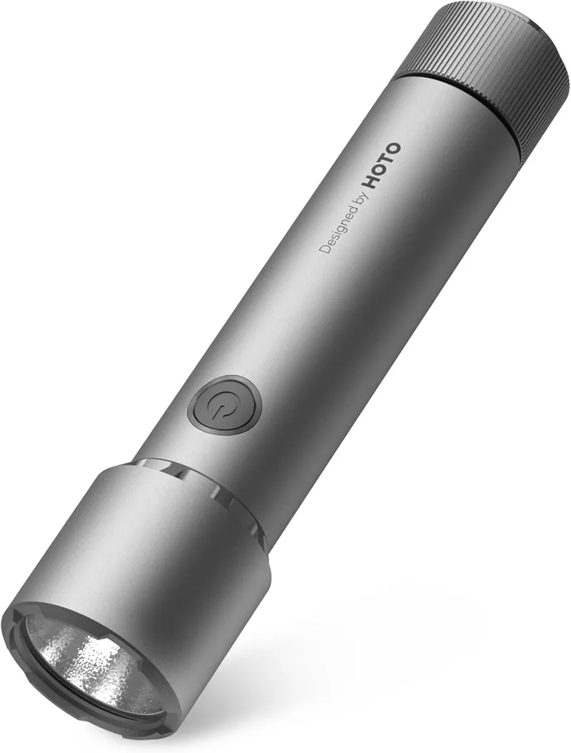 HOTO ▫️ Lanterna Tática Lanterna LED recarregável de 2300 lúmenes de alta potência