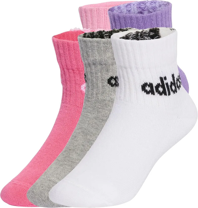 adidas ▫️ Meias até ao tornozelo Unisex Linear para crianças (Miúdos)