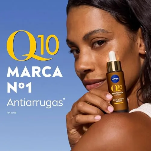 NIVEA ▫️ Q10 Anti-rugas Expert Sérum de Dupla Ação (30 ml) - Sérum facial antienvelhecimento, tecnologia antiglicação, bloqueia os danos causados pelos açúcares - Pele seca, mista, normal - 30 ml 5