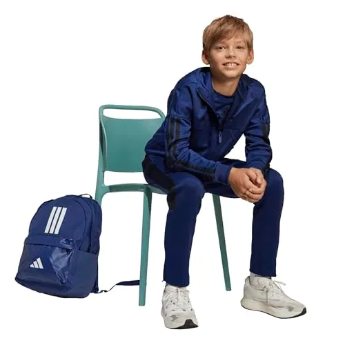 adidas ▫️ Mochila Unissexo para Adultos Classic Three Stripes Back To School, Azul Escuro/Branco, Tamanho Único 2