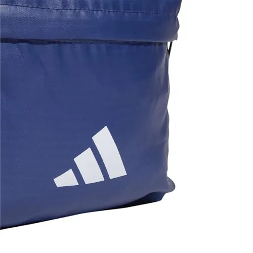 adidas ▫️ Mochila Unissexo para Adultos Classic Three Stripes Back To School, Azul Escuro/Branco, Tamanho Único 6