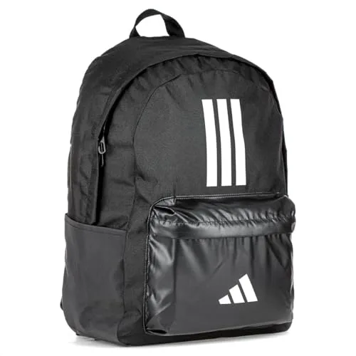 adidas ▫️ Mochila Unissexo para Adulto Classic Three Stripes Back To School, Preto/Branco, Tamanho Único 2