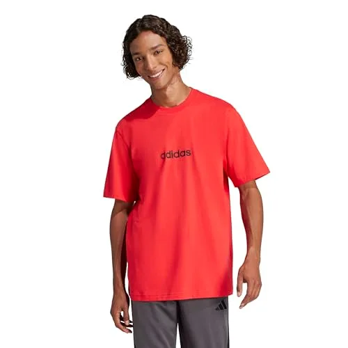 adidas ▫️ Camisola Essentials Linear Single Jersey para homem 3