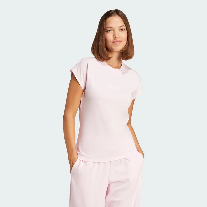 adidas ▫️ Camisola Essentials Linear Cotton para mulher