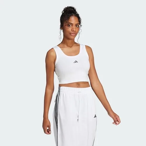 adidas ▫️ Camisola de alças para mulher Essentials Small Logo Cotton Lifestyle 4
