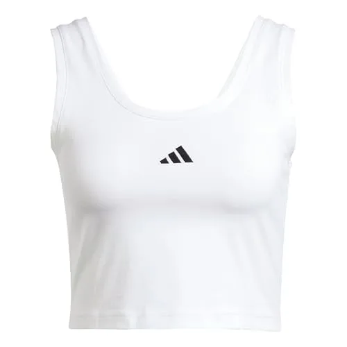 adidas ▫️ Camisola de alças para mulher Essentials Small Logo Cotton Lifestyle 7
