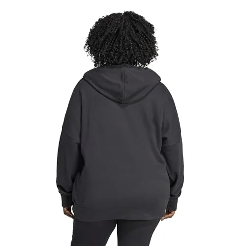adidas ▫️ Casaco com capuz para mulher, da linha Essentials, em malha French Terry 3