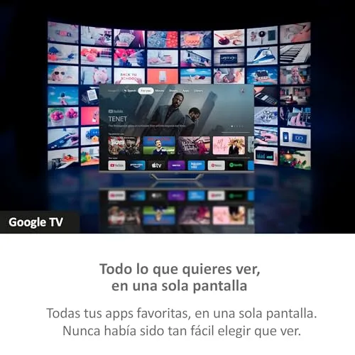 Haier ▫️ QLED 4K UHD H50S80EUX - Smart TV de 50", Google TV, Dolby Audio, HDR 10, comando remoto inteligente, Google Assistant, Bluetooth 5.1, DBX TV, 4 portas HDMI 2.1, sem moldura, 2024 4