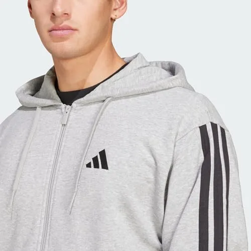 adidas ▫️ Casaco com capuz Essentials French Terry com 3 faixas para homem 2