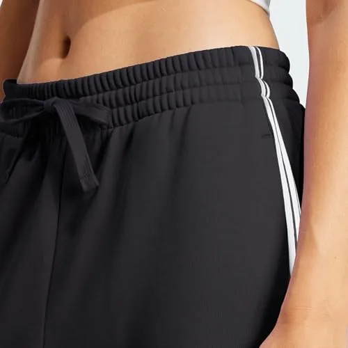 adidas ▫️ Calças Essentials French Terry com bainha e 3 faixas para mulher 2