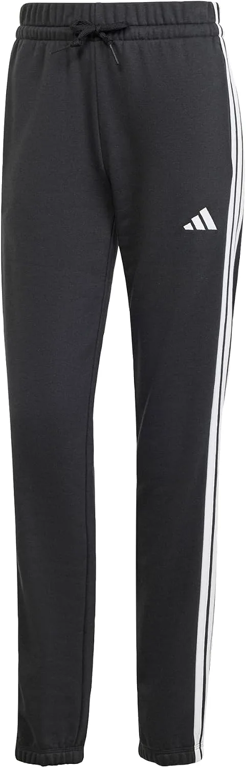 adidas ▫️ Calças Essentials French Terry com bainha e 3 faixas para mulher