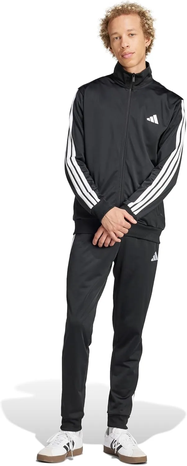 adidas ▫️ Homem SPORTSWEAR BASIC 3 STRIPES FATO DE TREINO EM MALHA