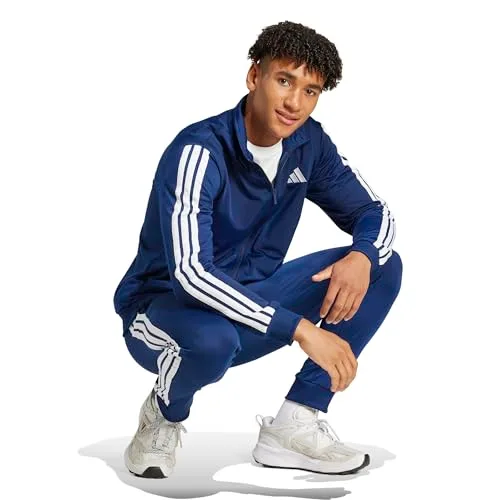 adidas ▫️ Homem SPORTSWEAR BASIC 3 STRIPES FATO DE TREINO EM MALHA 3