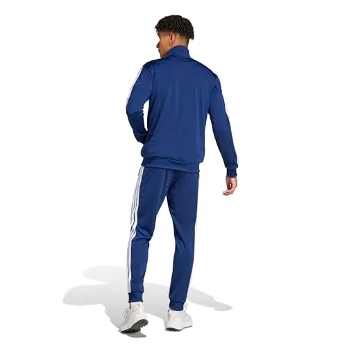 adidas ▫️ Homem SPORTSWEAR BASIC 3 STRIPES FATO DE TREINO EM MALHA 4