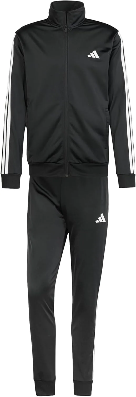 adidas ▫️ Fato de treino Sportswear Basic 3 Stripes em malha para homem
