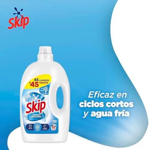 Skip ▫️ Ultimate Limpeza profunda Detergente líquido, 45+45 lavagens 5