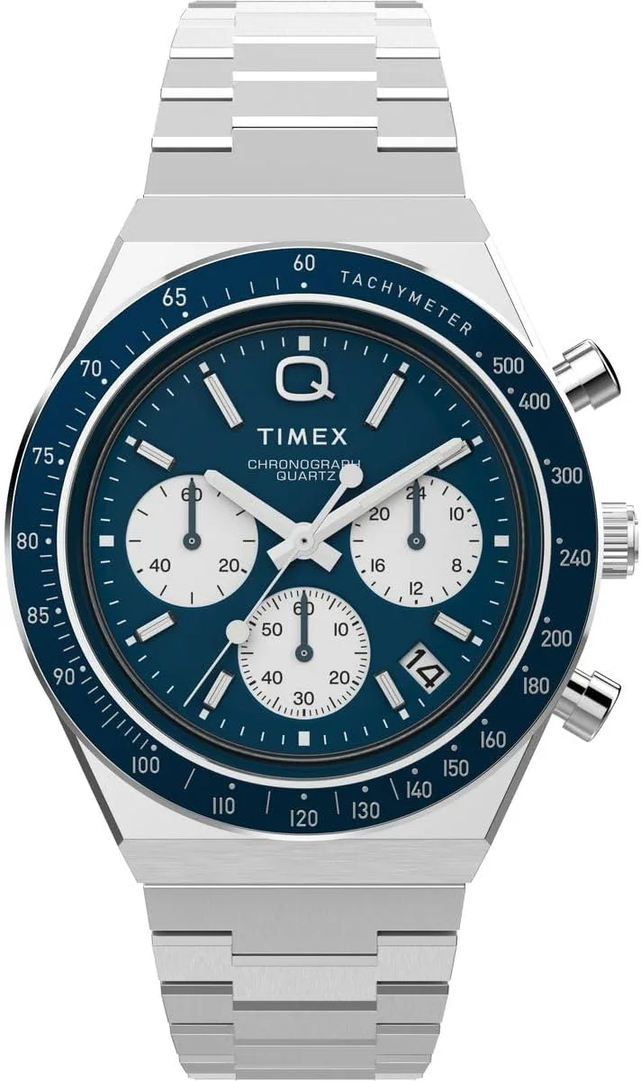 Timex ▫️ Relógio de quartzo cronógrafo para homem modelo Q Diver Chrono