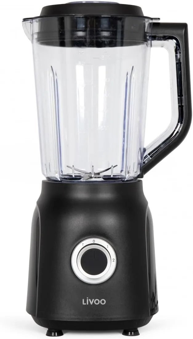LIVOO ▫️ Liquidificador 1,5L DOP242N - 600W, 22000 rpm, 2 velocidades