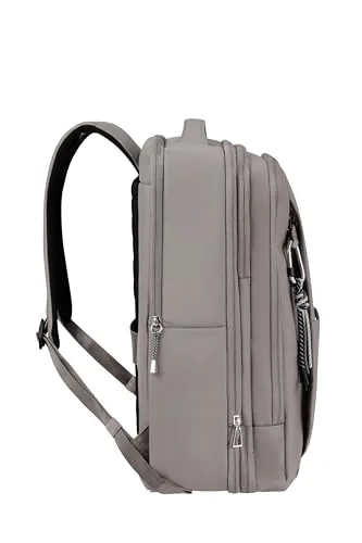 Samsonite ▫️ Wander Last: mala de cabine da easyJet (44 x 30 x 16,5/21,5 cm, 26/29 L, 1,30 kg), bagagem de mão para colocar debaixo do assento, mochila de avião M, para colocar debaixo do assento, rosa (rosa freixo) 3