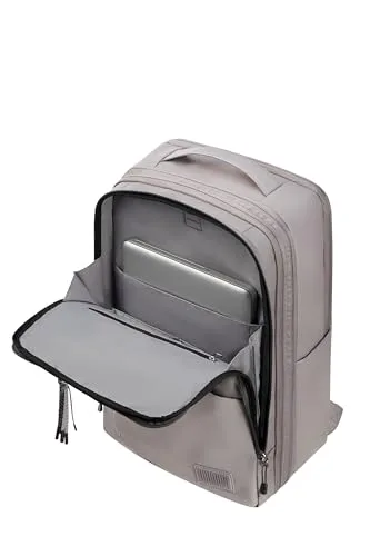 Samsonite ▫️ Wander Last: mala de cabine da easyJet (44 x 30 x 16,5/21,5 cm, 26/29 L, 1,30 kg), bagagem de mão para colocar debaixo do assento, mochila de avião M, para colocar debaixo do assento, rosa (rosa freixo) 6