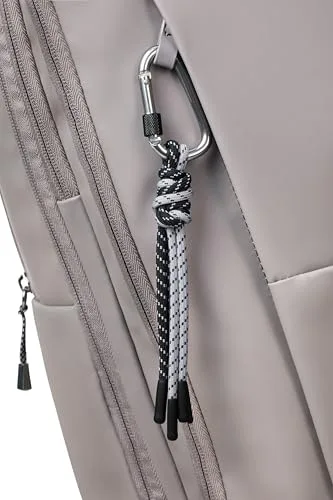 Samsonite ▫️ Wander Last: mala de cabine da easyJet (44 x 30 x 16,5/21,5 cm, 26/29 L, 1,30 kg), bagagem de mão para colocar debaixo do assento, mochila de avião M, para colocar debaixo do assento, rosa (rosa freixo) 7