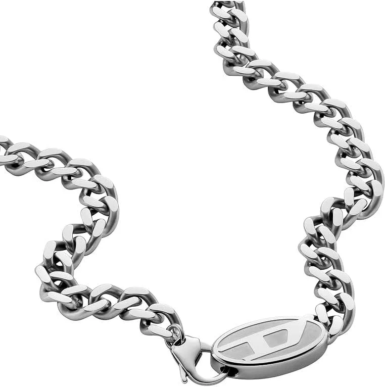 Diesel ▫️ Colar para homem em aço inoxidável com fecho tipo lagosta