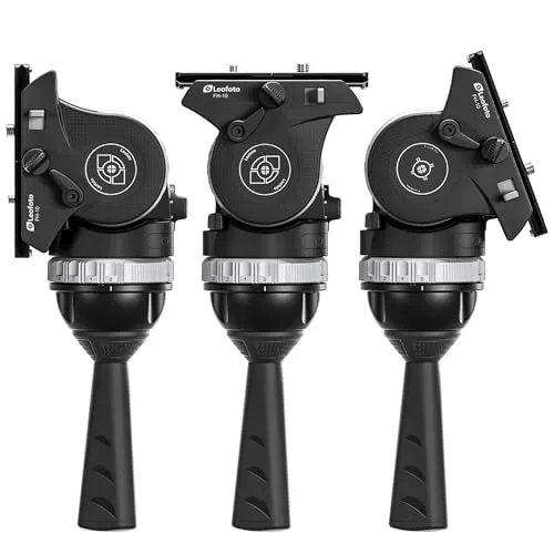 LEOFOTO ▫️ Tripé de carbono LVF-163C + FH-10 Kit de tripé de vídeo 5