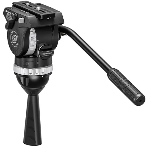 LEOFOTO ▫️ Tripé de carbono LVF-163C + FH-10 Kit de tripé de vídeo 6
