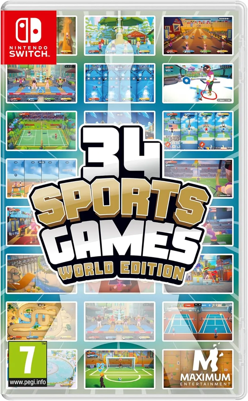 Maximum Entertainment ▫️ 34 Jogos Desportivos - Edição Mundial (Switch)