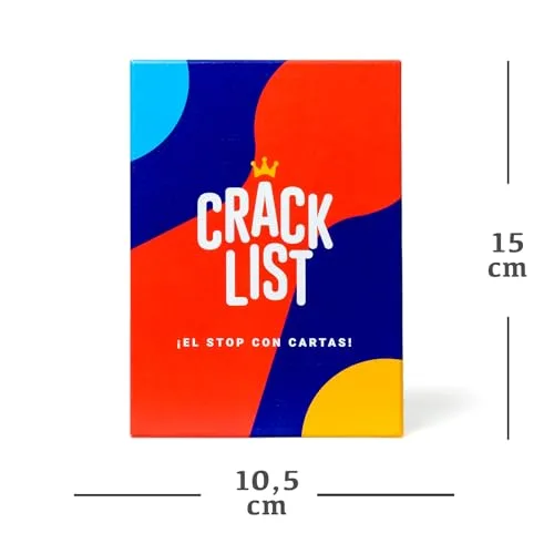 CRACK LIST ▫️ Jogo de mesa, «El Stop» com cartas, para adultos e famílias, 2-8 3