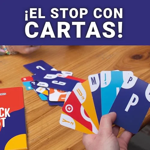 CRACK LIST ▫️ Jogo de mesa, «El Stop» com cartas, para adultos e famílias, 2-8 4