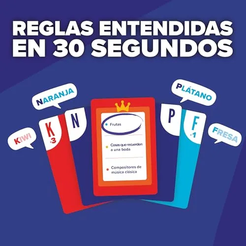 CRACK LIST ▫️ Jogo de mesa, «El Stop» com cartas, para adultos e famílias, 2-8 6