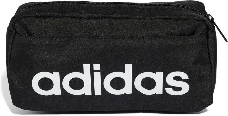 adidas ▫️ Bolsa de cintura Unisex Adulto Linear Bumbag, Preto/Branco, Tamanho único
