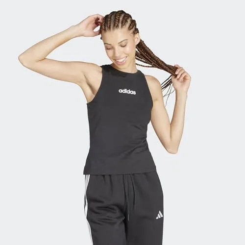 adidas ▫️ Camisola sem mangas para mulher Essentials Linear Slim Cotton 2