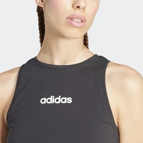 adidas ▫️ Camisola sem mangas para mulher Essentials Linear Slim Cotton 7