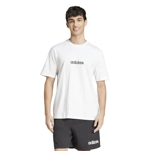 adidas ▫️ Camisola Essentials Linear Single Jersey para homem 2