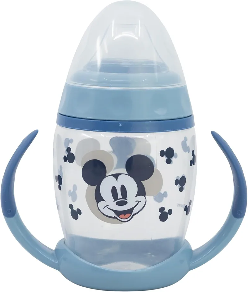 Stor ▫️ FANCY 270 ML TRAINING CUP COM BOCA DE SILICONE MICKEY MOUSE FULL OF SMILES