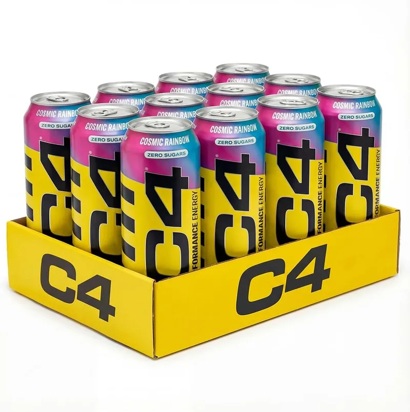 Cellucor ▫️ C4 Performance Energy com gás 500 ml x 12 Cosmic Rainbow Multilingue