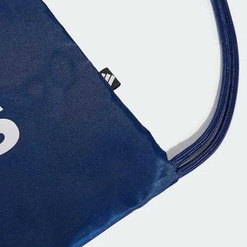 adidas ▫️ Saco para sapatos Unissexo para Adultos Linear Gymsack, Azul Escuro/Branco, Tamanho Único 4