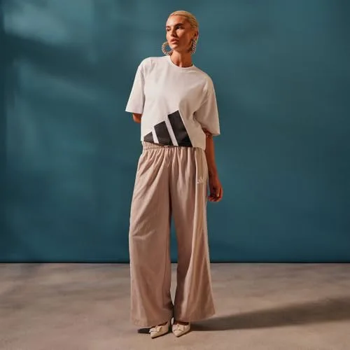 adidas ▫️ Calças Essentials Lifestyle Woven Parachute 3 Bandas para mulher 3