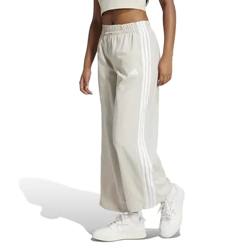 adidas ▫️ Calças Essentials Lifestyle Woven Parachute 3 Bandas para mulher 4