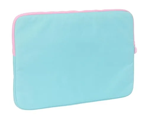 Safta ▫️ MUNICH HEAVEN - Bolsa para portátil de 15,6'', mochila, ideal para crianças de várias idades, confortável e versátil, de qualidade e resistente, 39,5 x 3,5 x 27,5 cm, cor azul-celeste 2