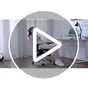 TONFARY ▫️ Cadeira de escritório ergonómica com apoio lombar, encosto e assento em malha respirável, braços e apoio para a cabeça ajustáveis, giratória e reclinável, grande e resistente até 150 kg 7
