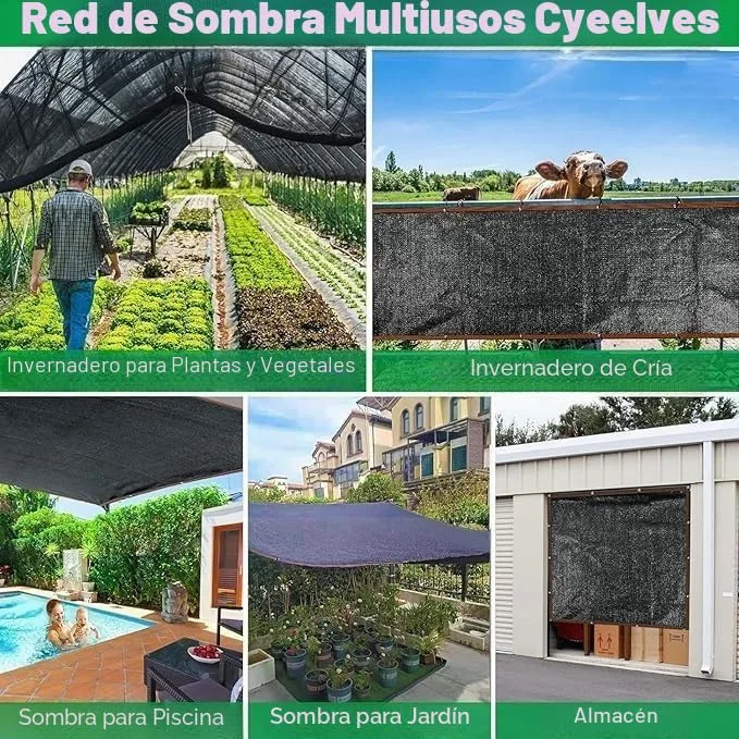 Sunshine smile ▫️ Rede de sombreamento 2 x 5 m, Rede de proteção solar com ilhós, Tecido de proteção visual com 90% de efeito de sombreamento, Rede de proteção solar para estufas, Rede de sombra para jardim, Rede de proteção 6