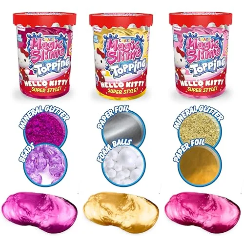 CRAZE ▫️ Magic Slime - Cobertura Hello Kitty B3 Magic Kitty 2