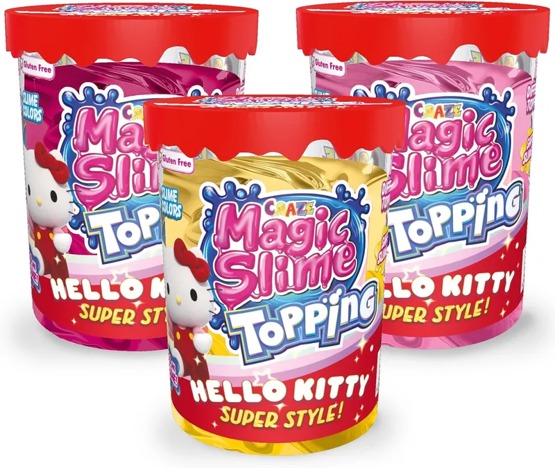 CRAZE ▫️ Magic Slime - Cobertura Hello Kitty B3 Magic Kitty