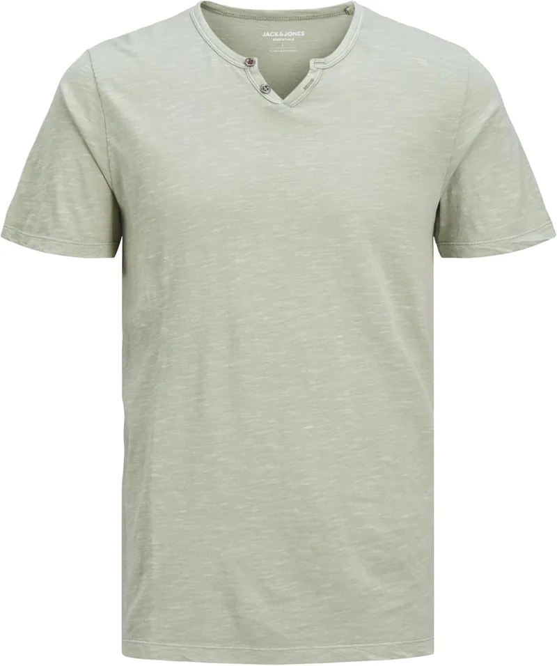 JACK & JONES ▫️ Camiseta Melange com Decote Dividido