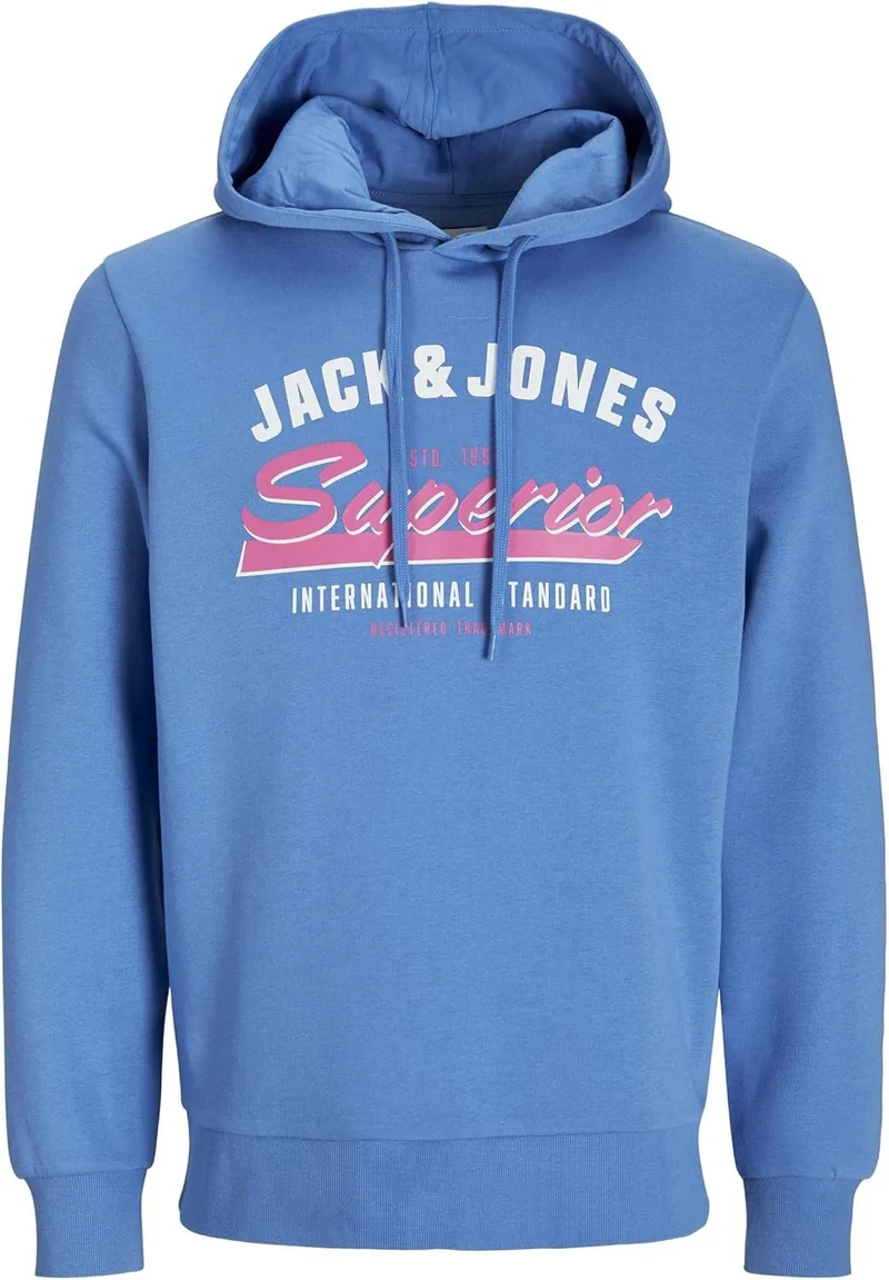 JACK & JONES ▫️ Moletom com capuz Logo Moletom com capuz