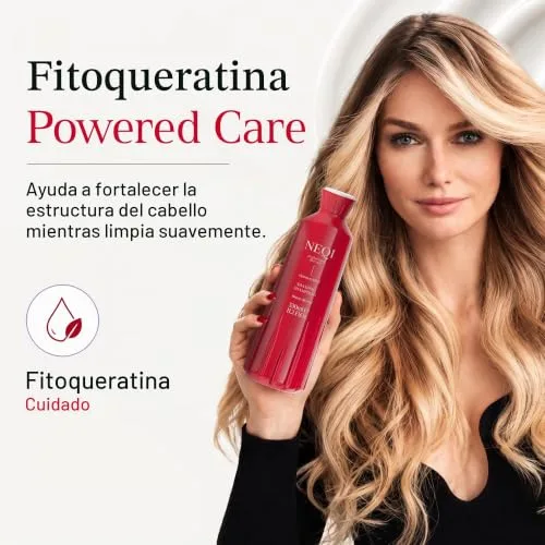 Neqi ▫️ Champô Sem Sulfatos, Reparador e Hidratante para Cabelo Danificado, Vegano 3