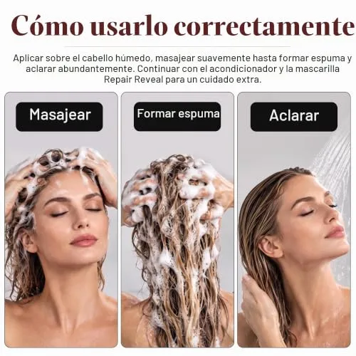Neqi ▫️ Champô Sem Sulfatos, Reparador e Hidratante para Cabelo Danificado, Vegano 6